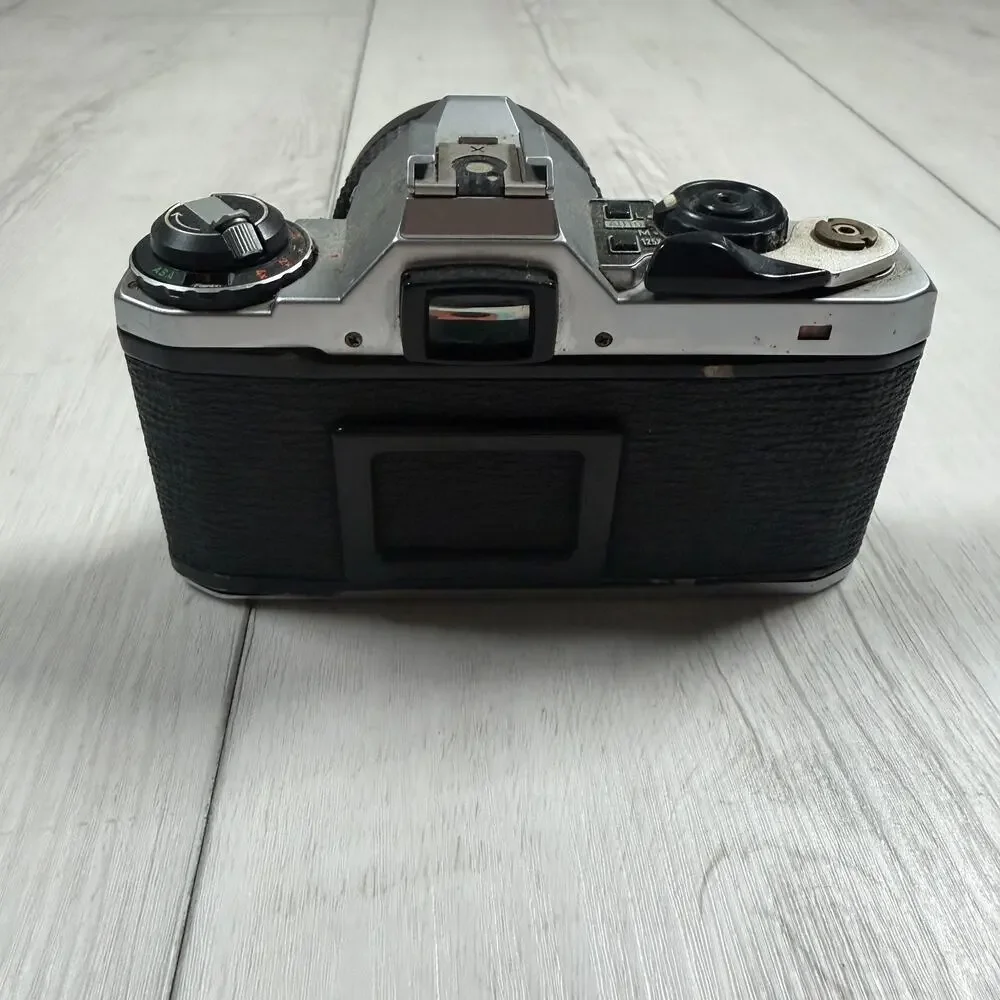 VTG Pentax ME Super 35mm SLR Film Camera Coastar 28mm lens Untested Parts Only